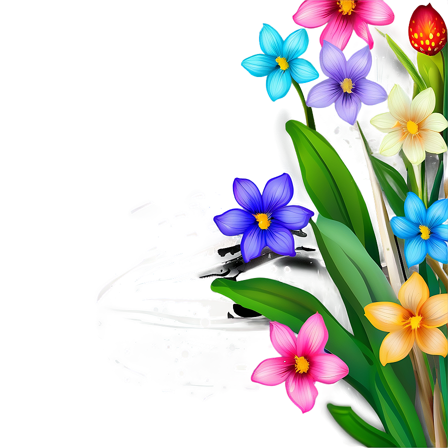 Colorful Spring Blooms Png 10 PNG