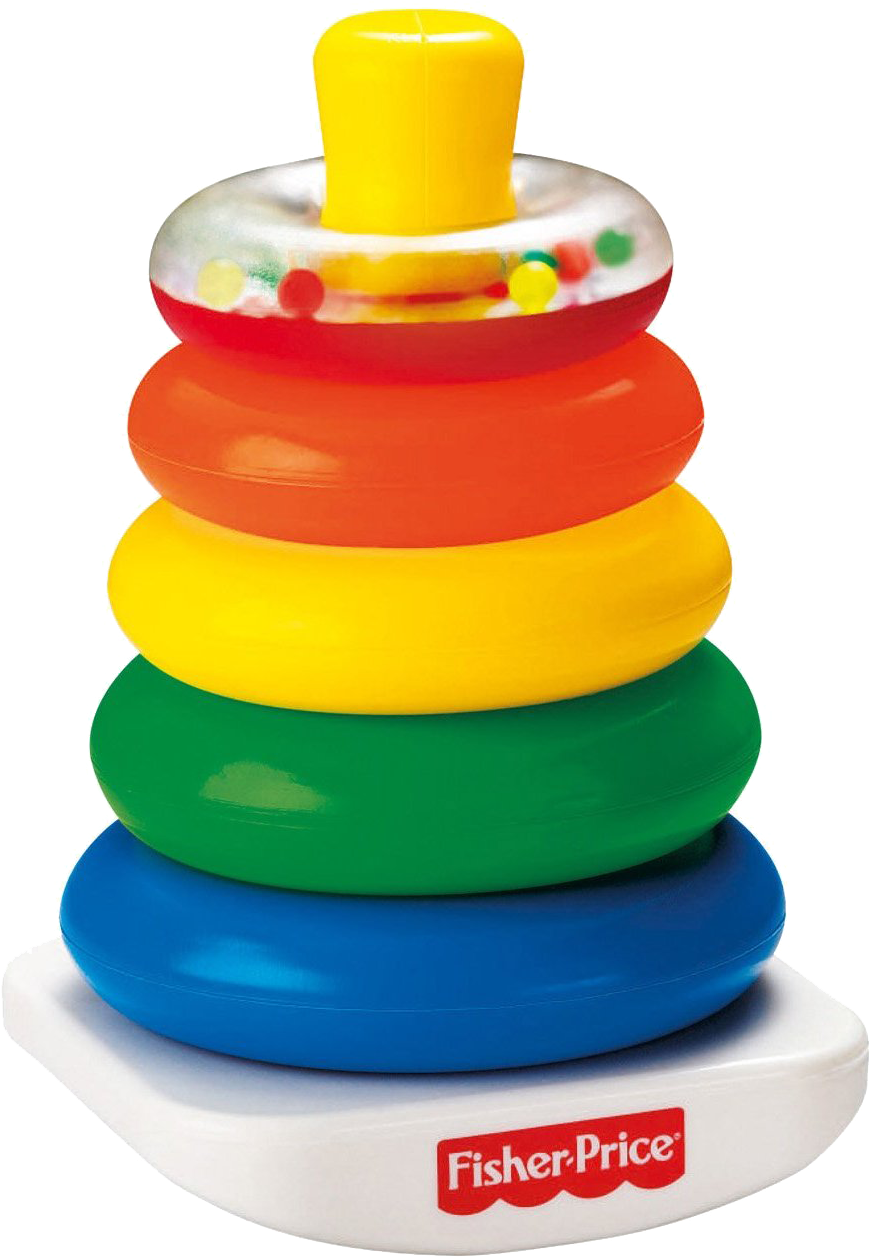 Colorful Stacking Rings Toy Fisher Price PNG