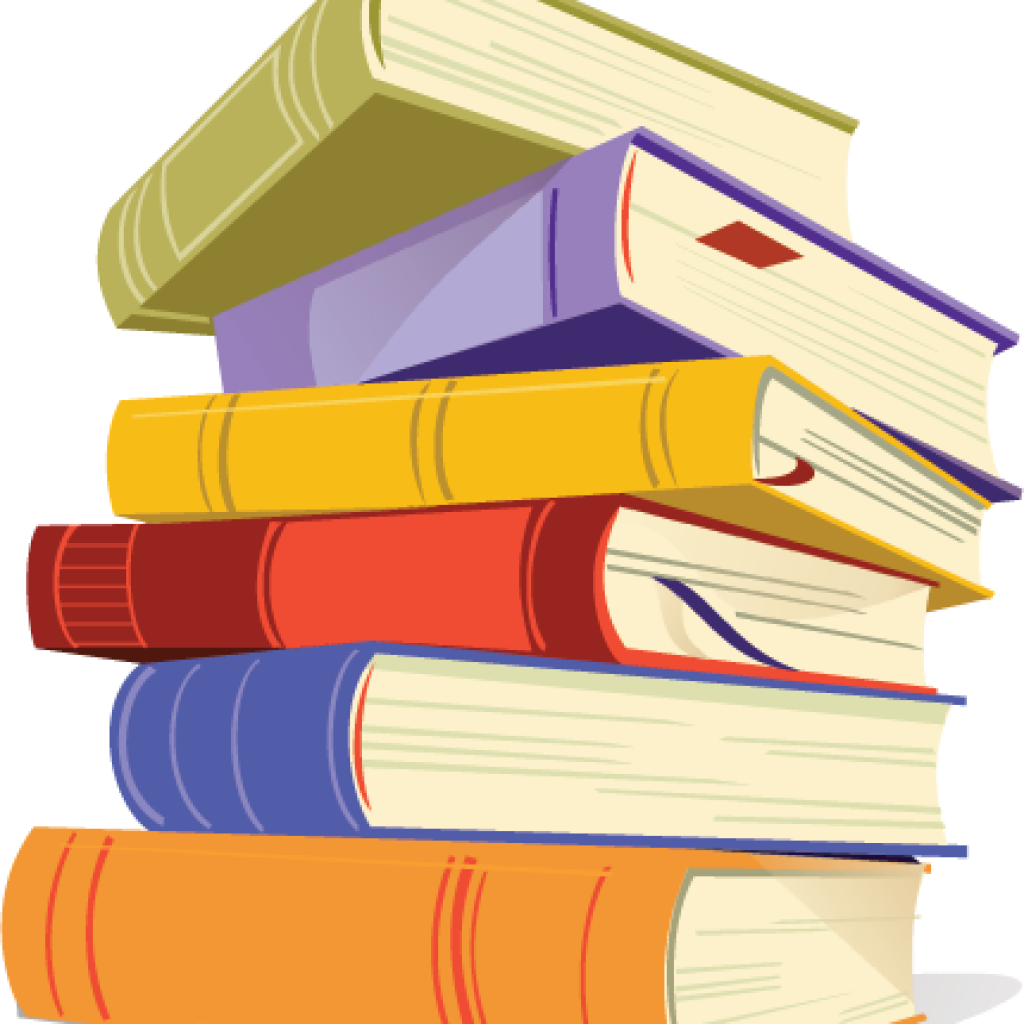 Colorful Stackof Books PNG