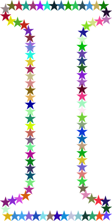 Colorful Star Border Design PNG