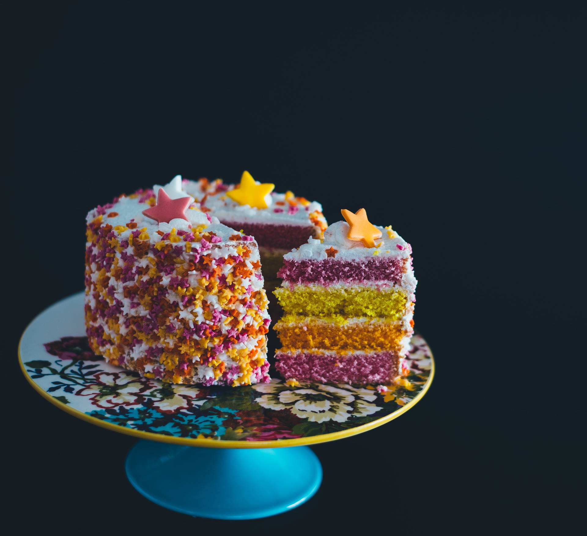 Colorful Star Cake