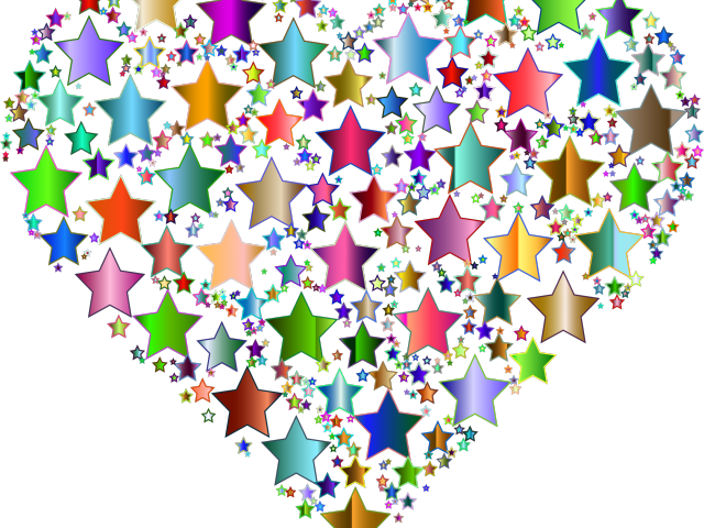 Colorful Star Explosion PNG