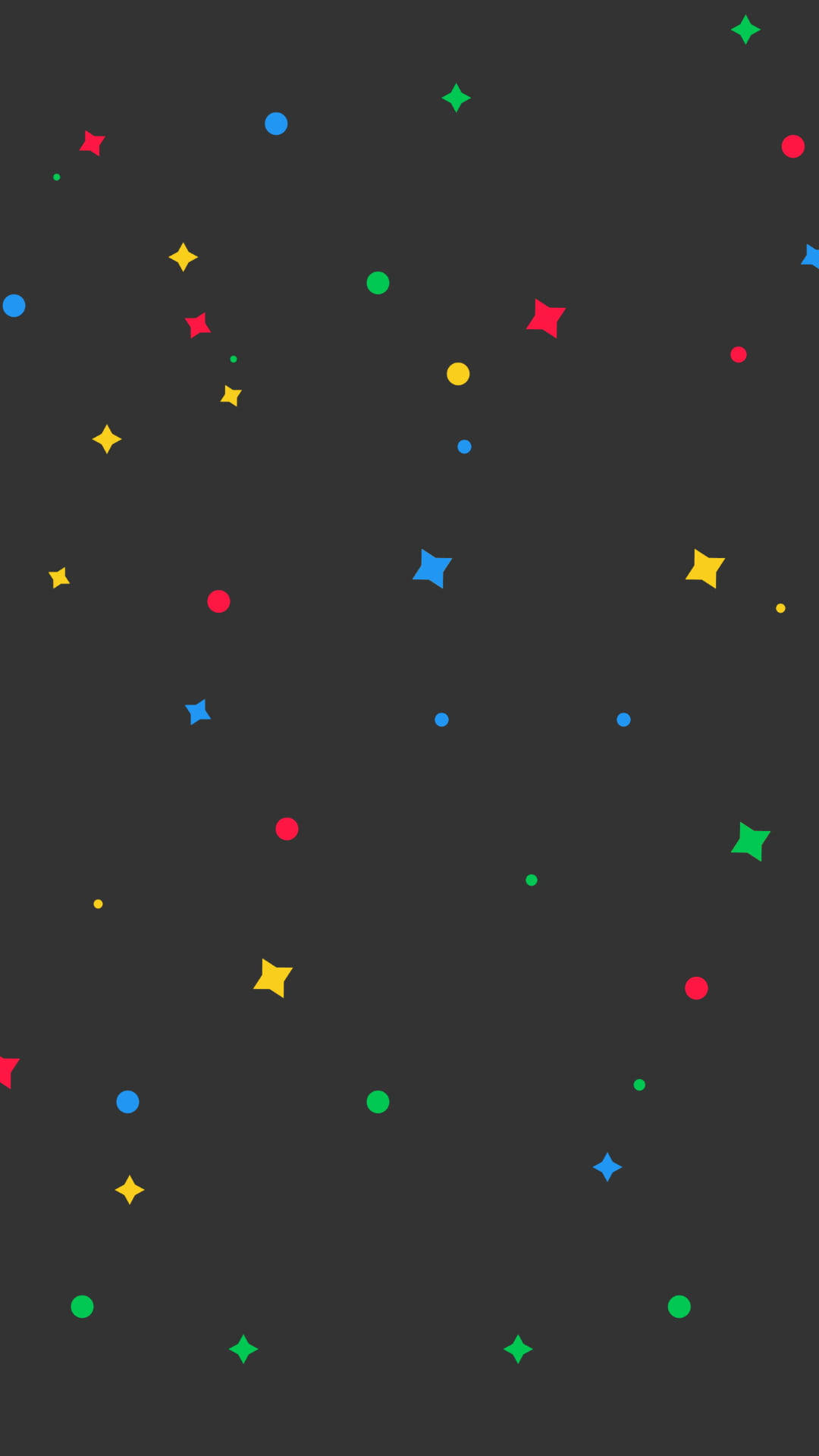 Colorful Stars Minimalist Android Wallpaper