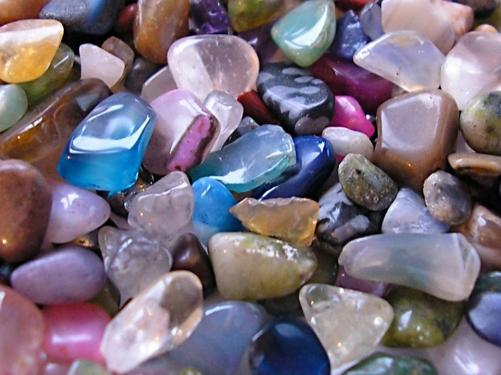 Colorful Stone Gems Wallpaper