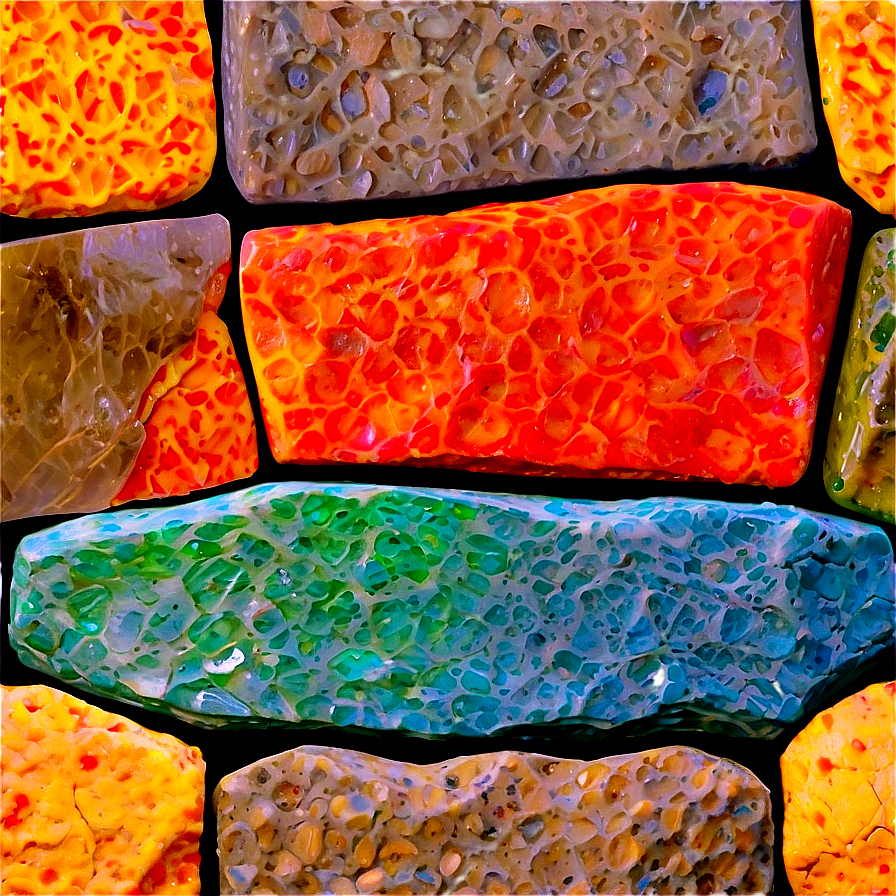 Colorful Stone Texture Png 06252024 PNG