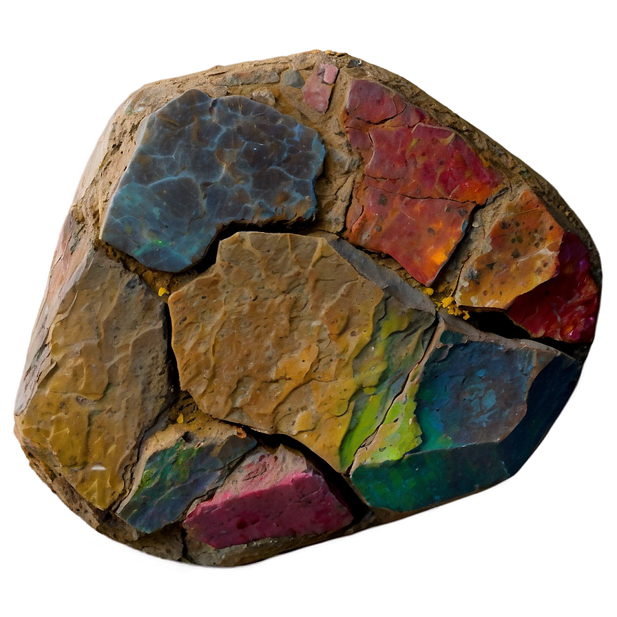 Colorful Stone Texture Png 06252024 PNG