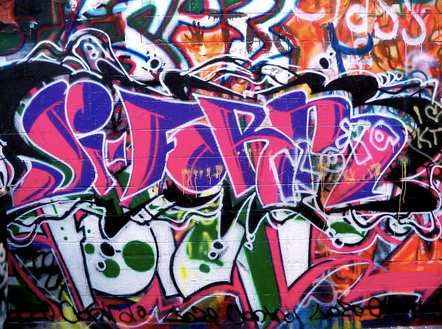 Colorful Street Art Graffiti Wallpaper