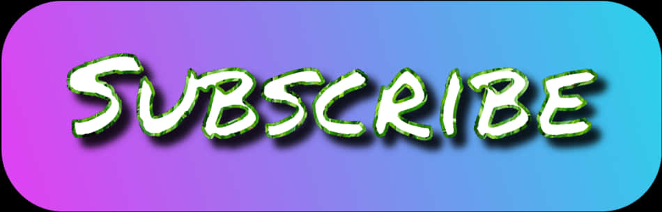 Colorful Subscribe Button PNG