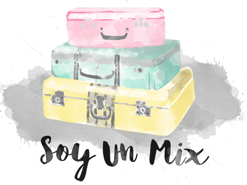 Colorful Suitcases Stacked Soy Un Mix PNG