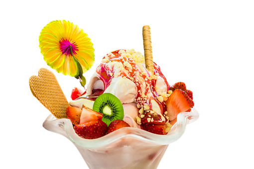 Colorful Sundae Delight PNG