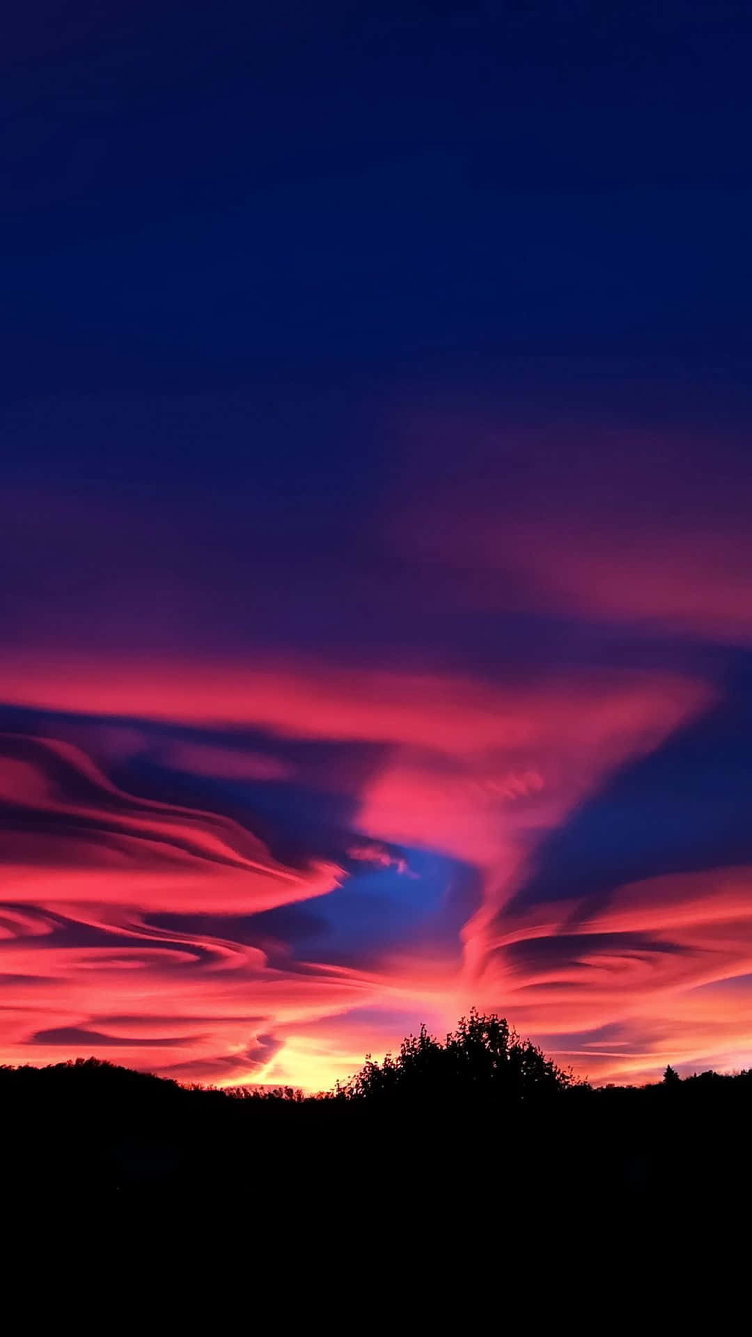 Captivating Colorful Sunset Wallpaper