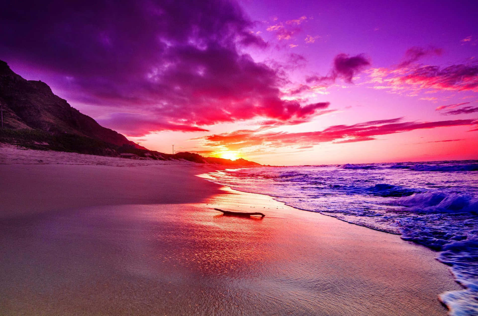 Captivating Colorful Sunset Wallpaper
