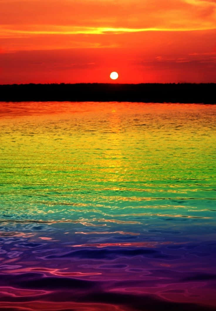 Mesmerizing Colorful Sunset Wallpaper