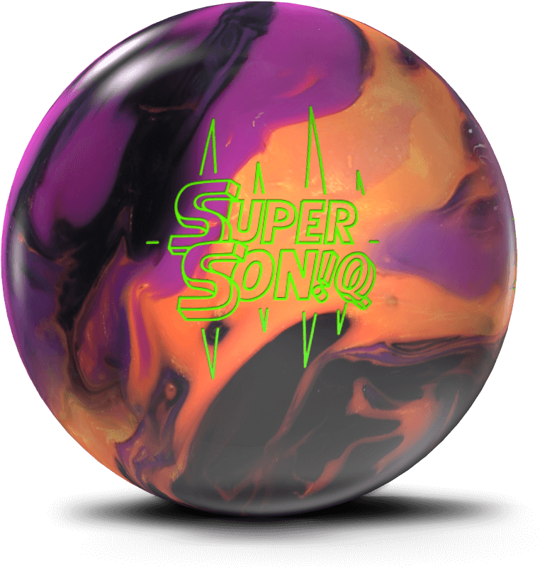 Colorful Super Soniq Bowling Ball PNG