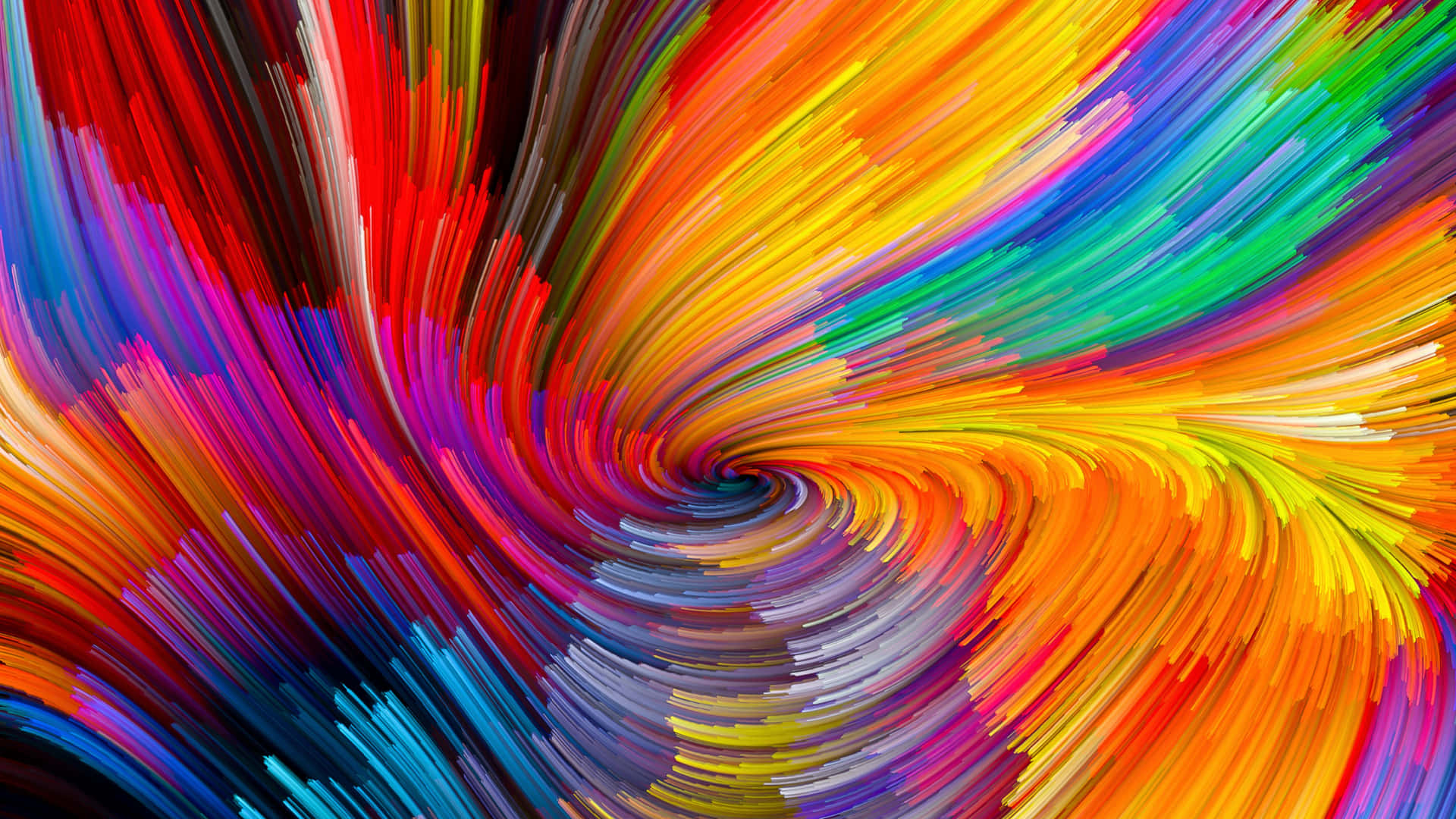 Colorful Swirl Abstract Art Wallpaper