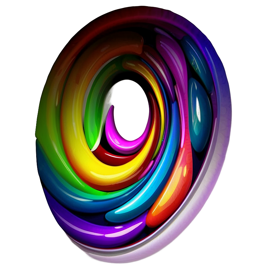 Download Colorful Swirl Art Png 77 | Wallpapers.com