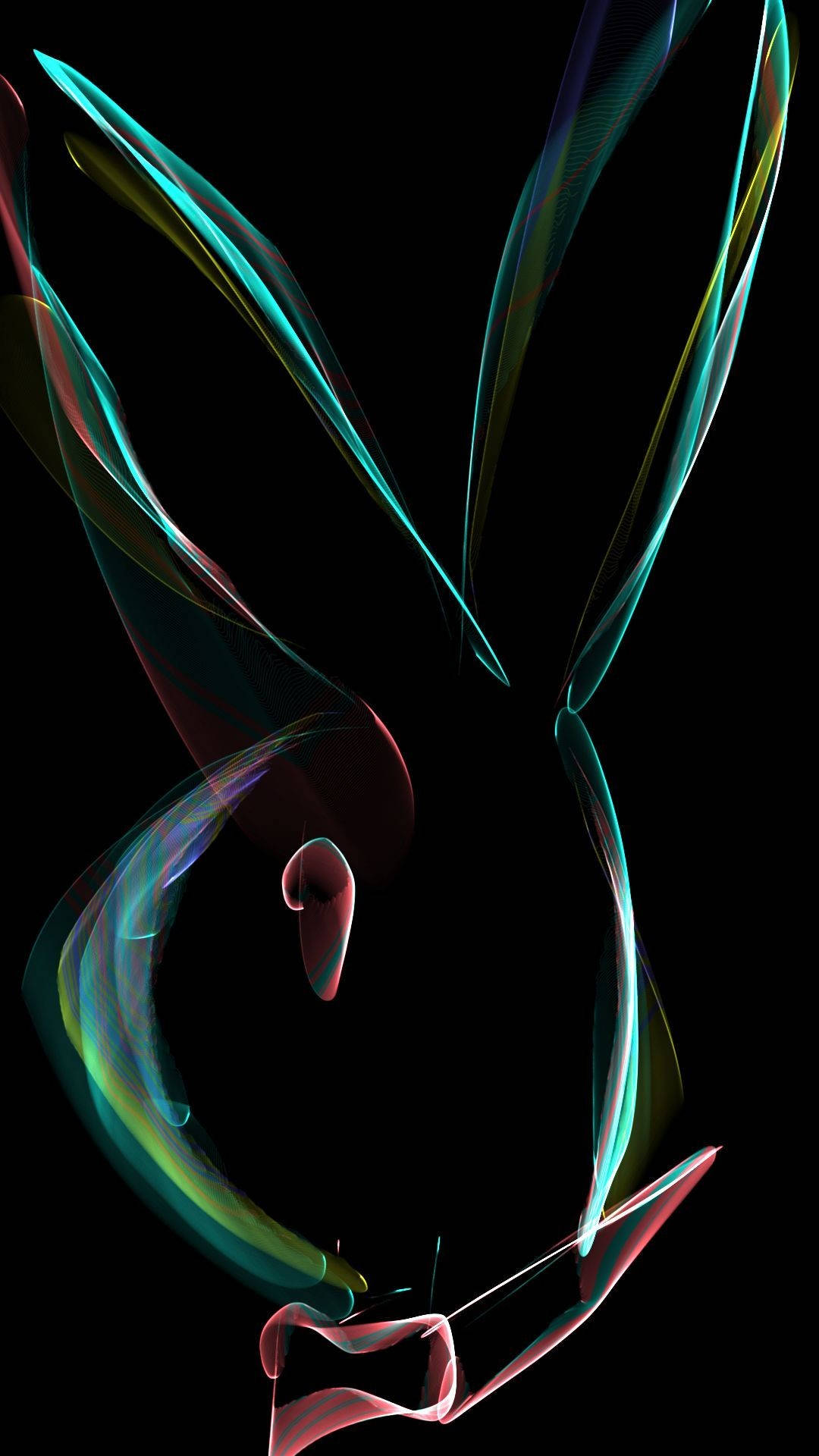 Colorful Swirls Playboy Logo Wallpaper