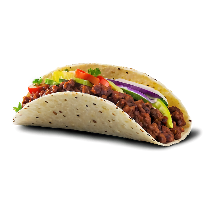 Colorful Taco Png Vpi90 PNG