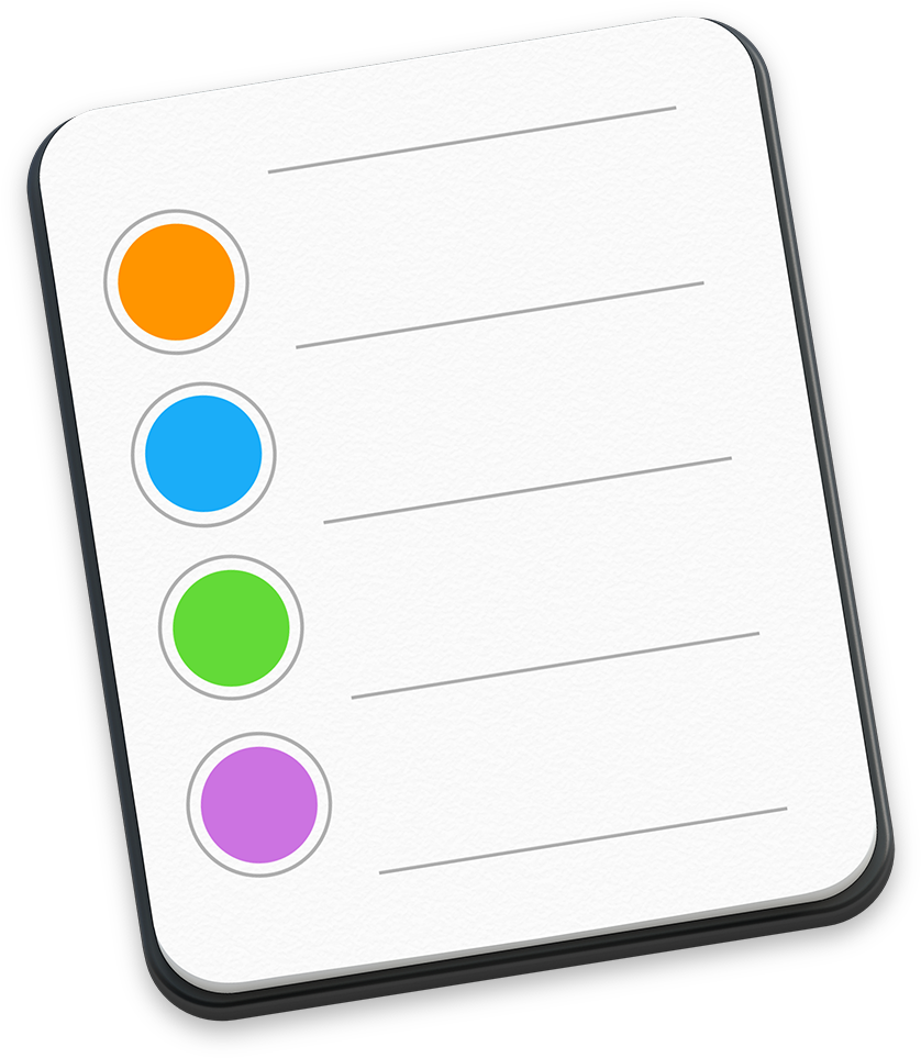 Colorful Tasks Reminder App Icon PNG