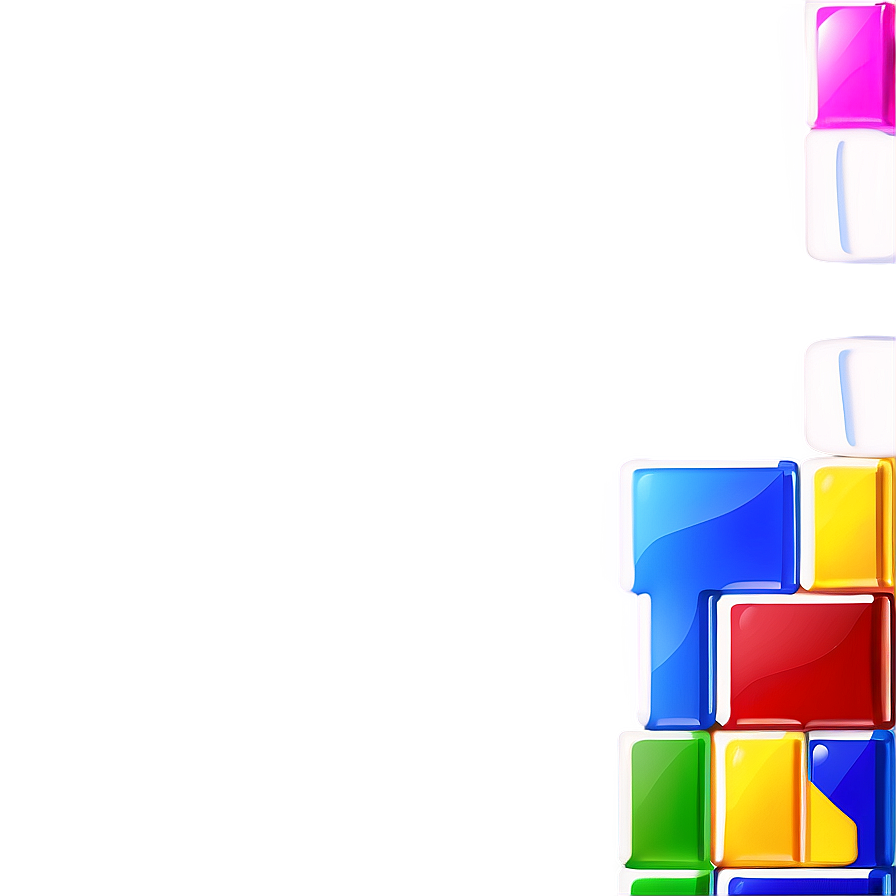 Colorful Tetris Pieces Png Syq22 PNG