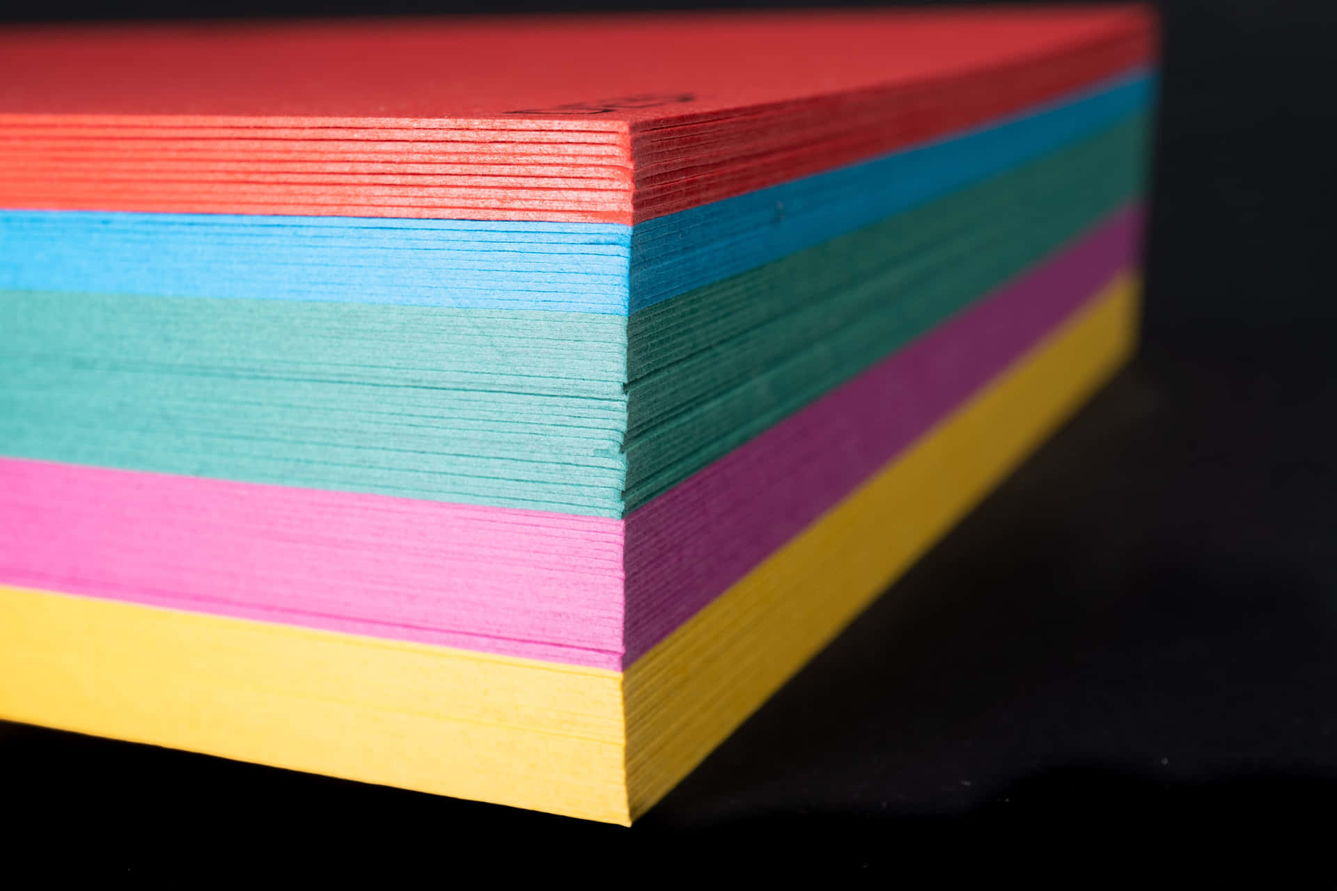 Colorful Thick Sticky Notes Wallpaper