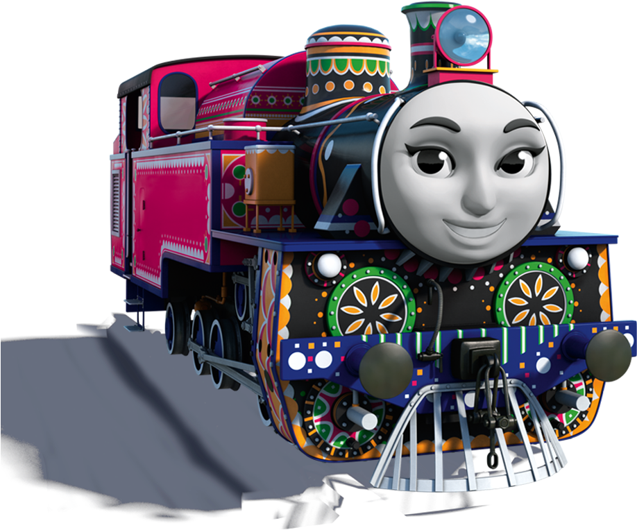 Colorful Thomas Engine PNG