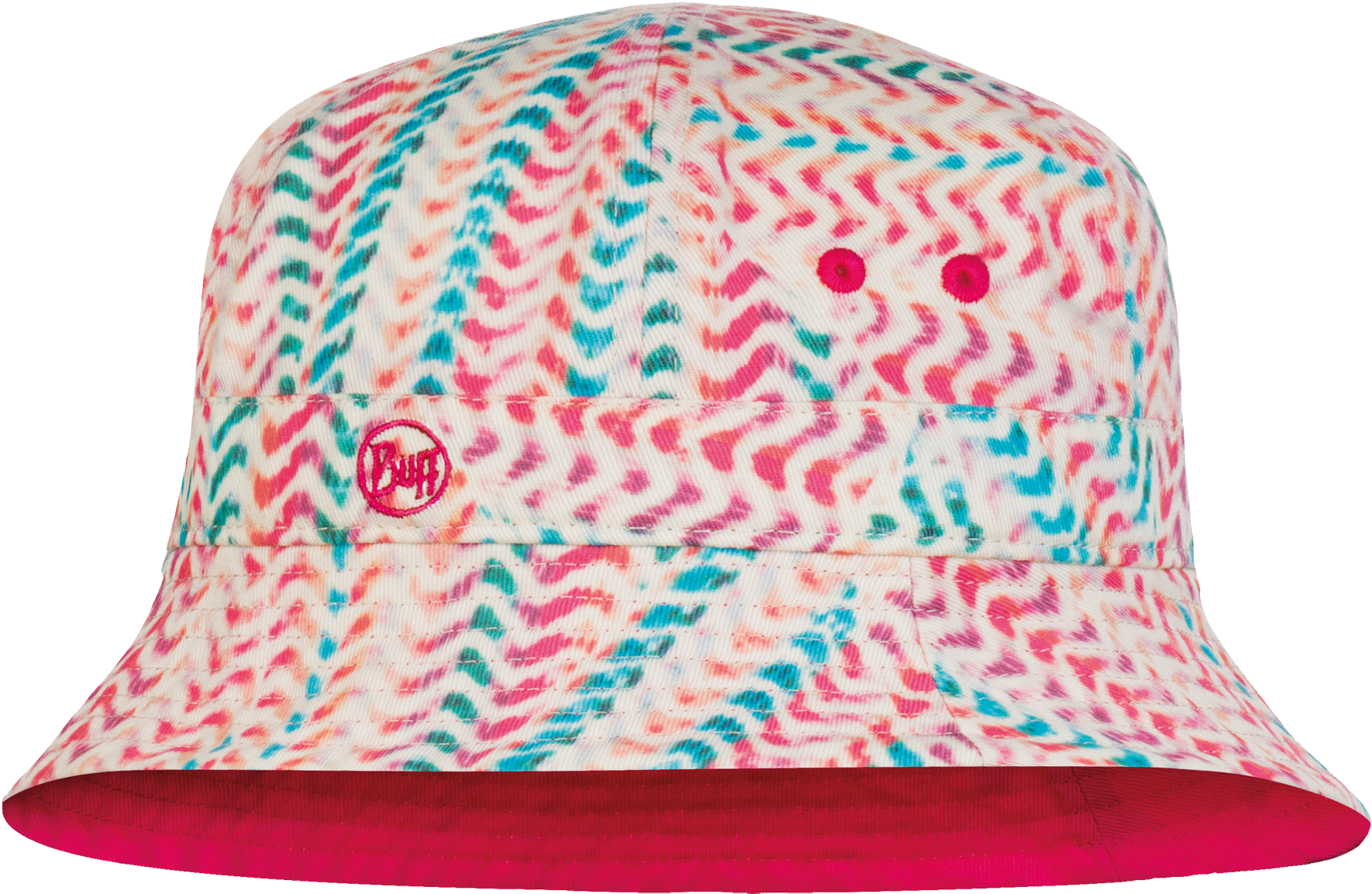 Colorful Tie Dye Bucket Hat PNG