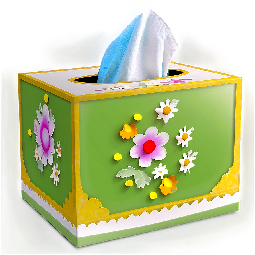 Colorful Tissue Box Png 06132024 PNG