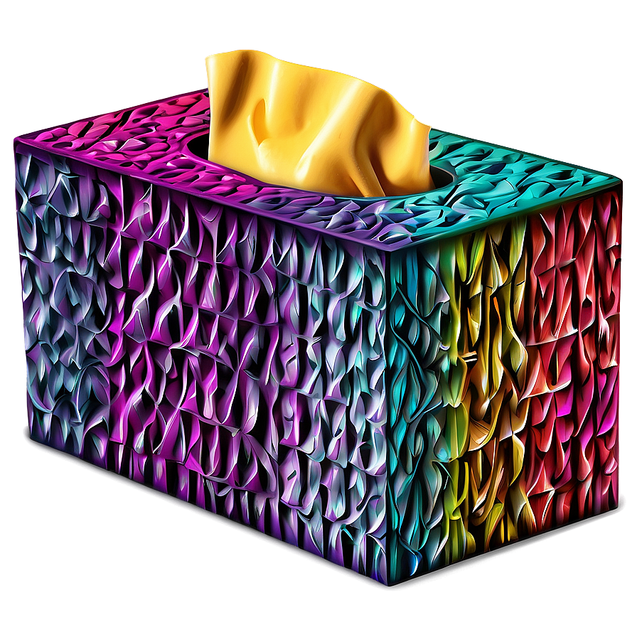 Colorful Tissue Box Png 79 PNG