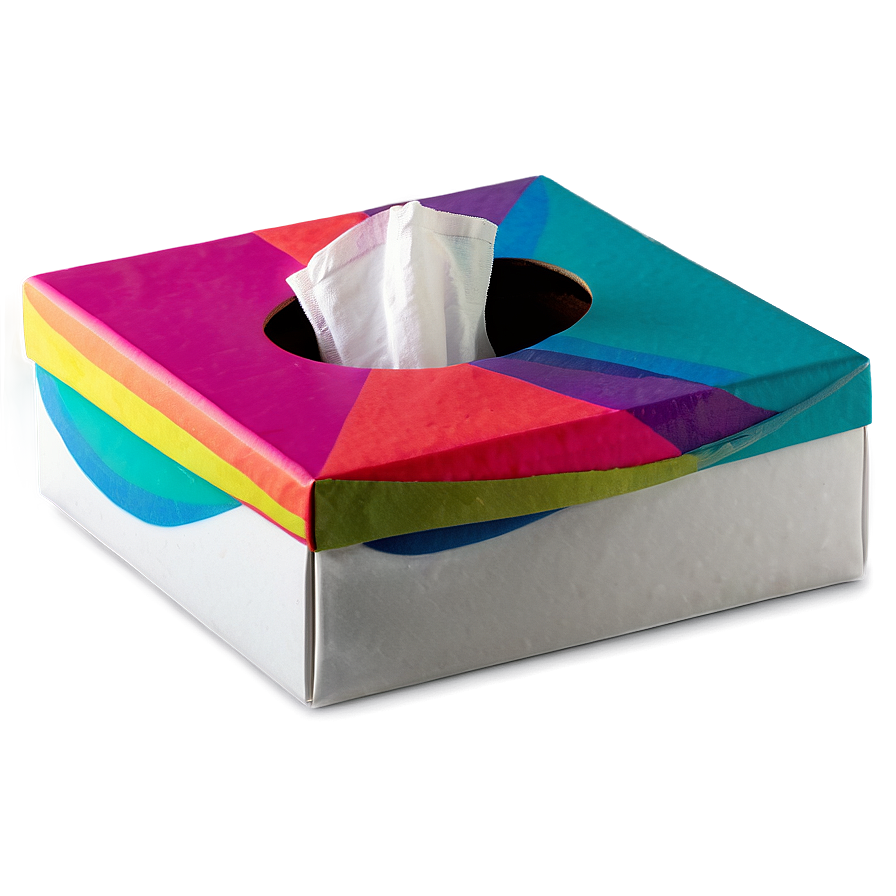 Colorful Tissue Box Png Juy69 PNG