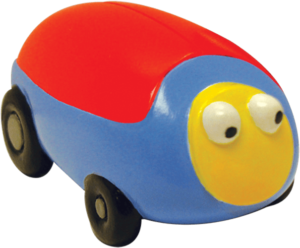 Colorful Toy Car Cartoon Eyes PNG