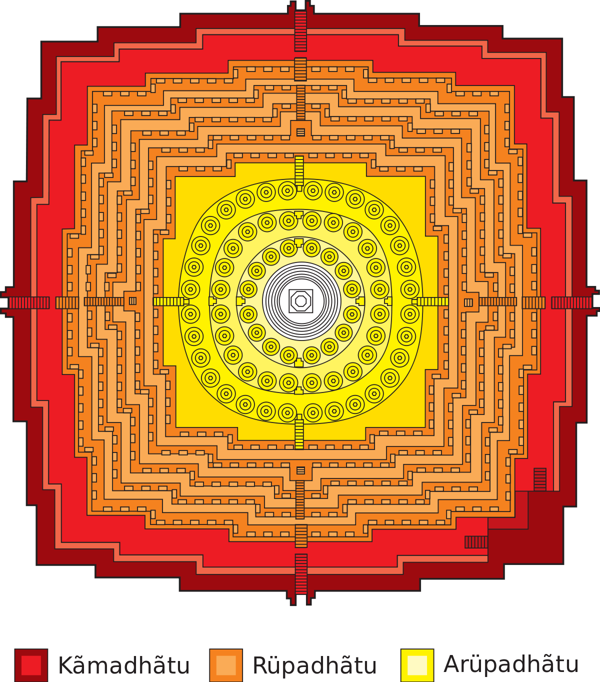 Colorful Traditional Mandala Art PNG