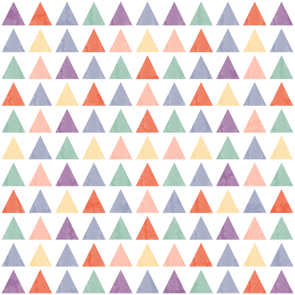 Colorful Triangular Pattern PNG