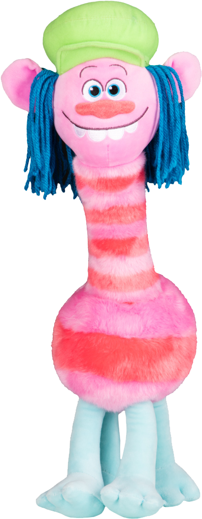 Colorful Troll Doll Plush Toy PNG