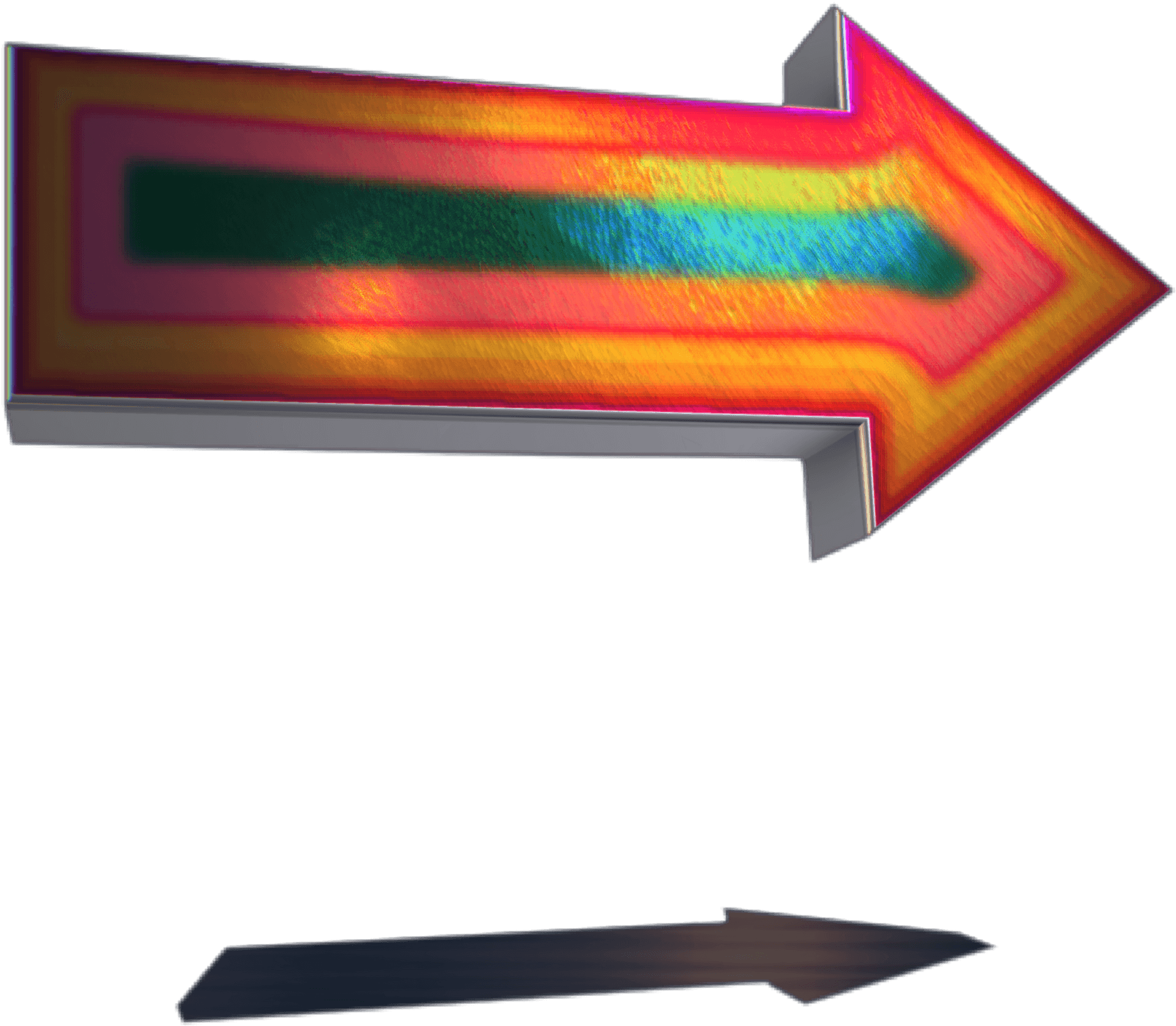 Colorful Tumblr Arrow PNG