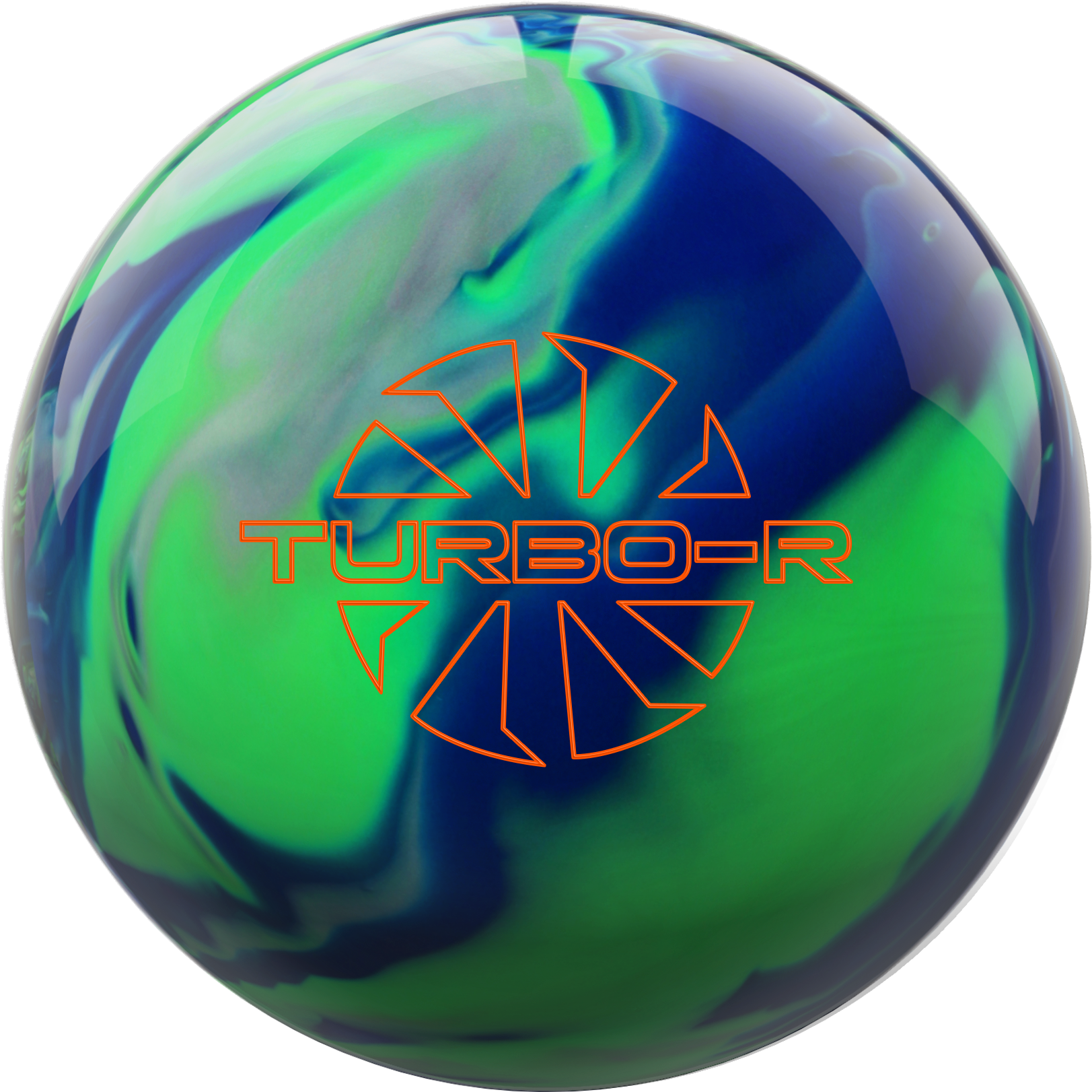 Colorful Turbo R Bowling Ball PNG