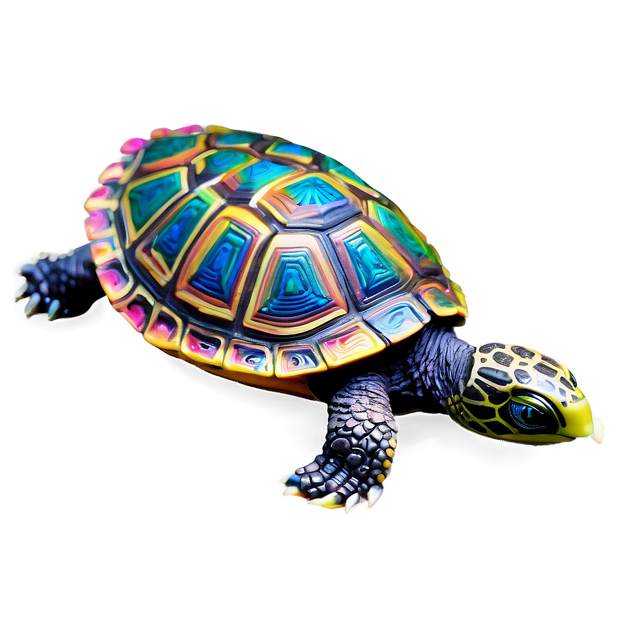 Colorful Turtle Artwork Png 95 PNG