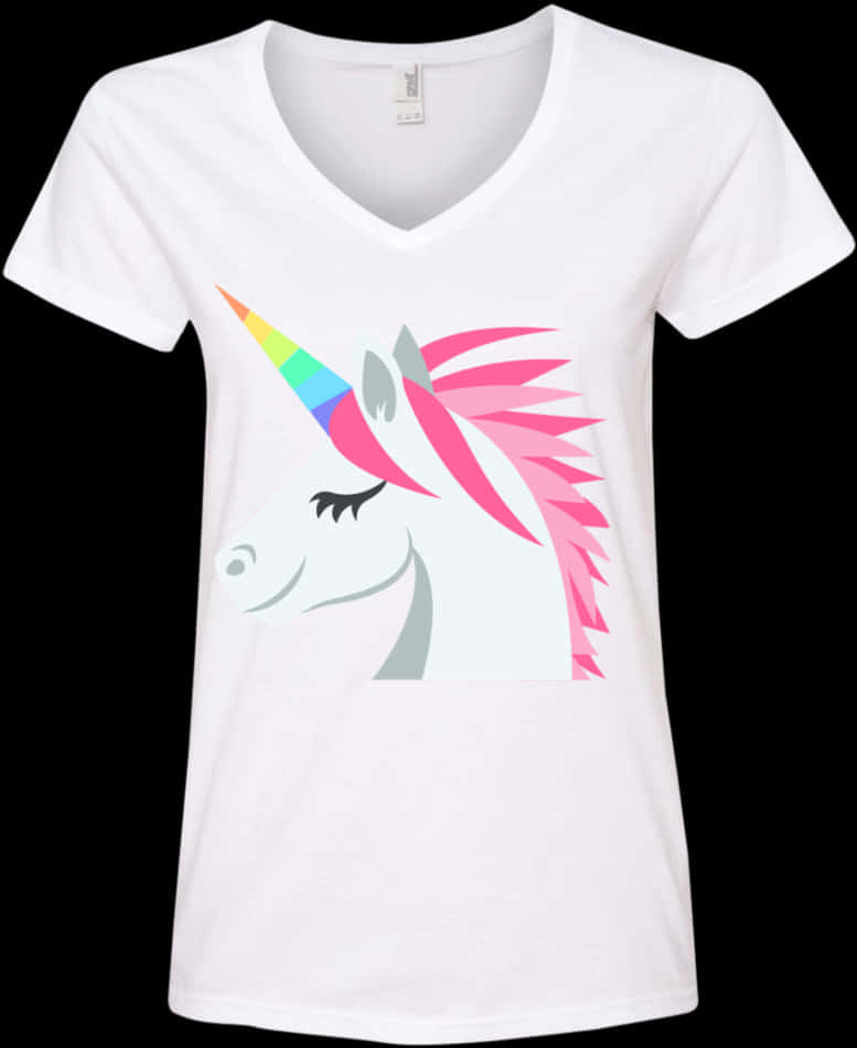 Colorful Unicorn Graphic T Shirt Design PNG