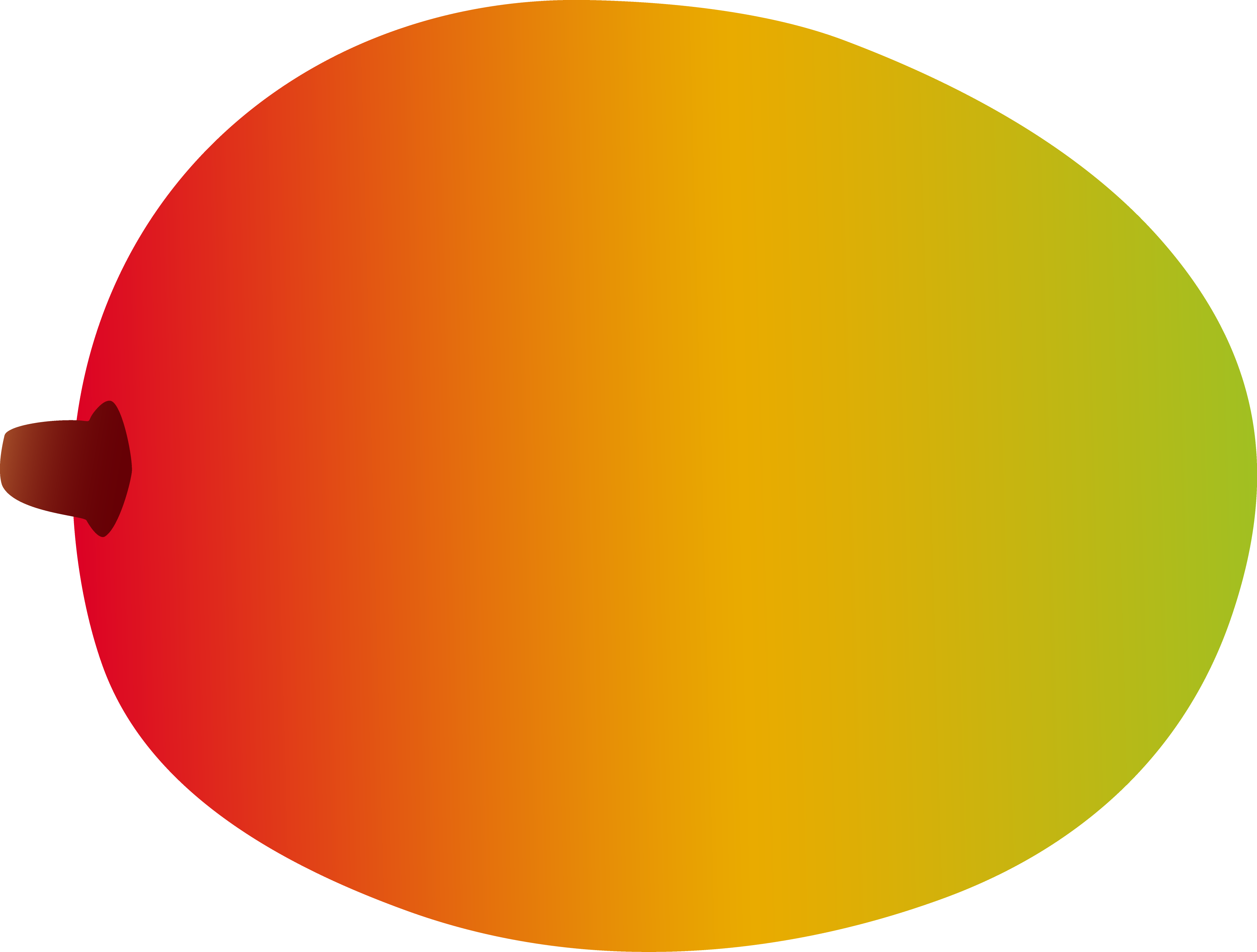 Colorful Vector Mango PNG