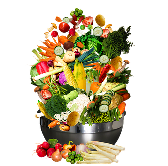 Colorful Vegetable Medley PNG