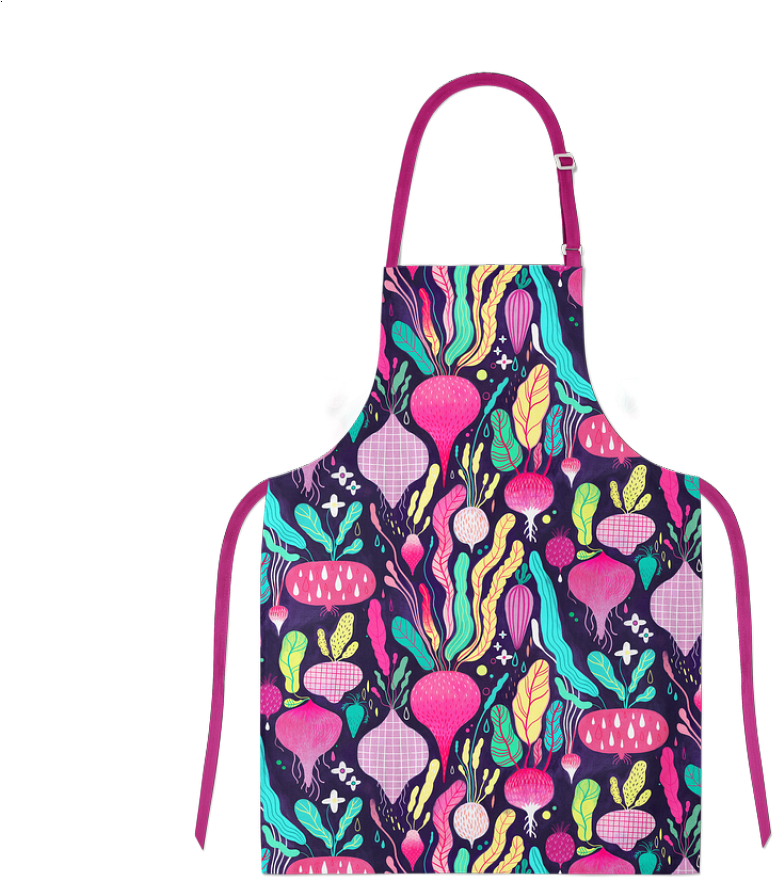 Download Colorful Vegetable Pattern Apron | Wallpapers.com