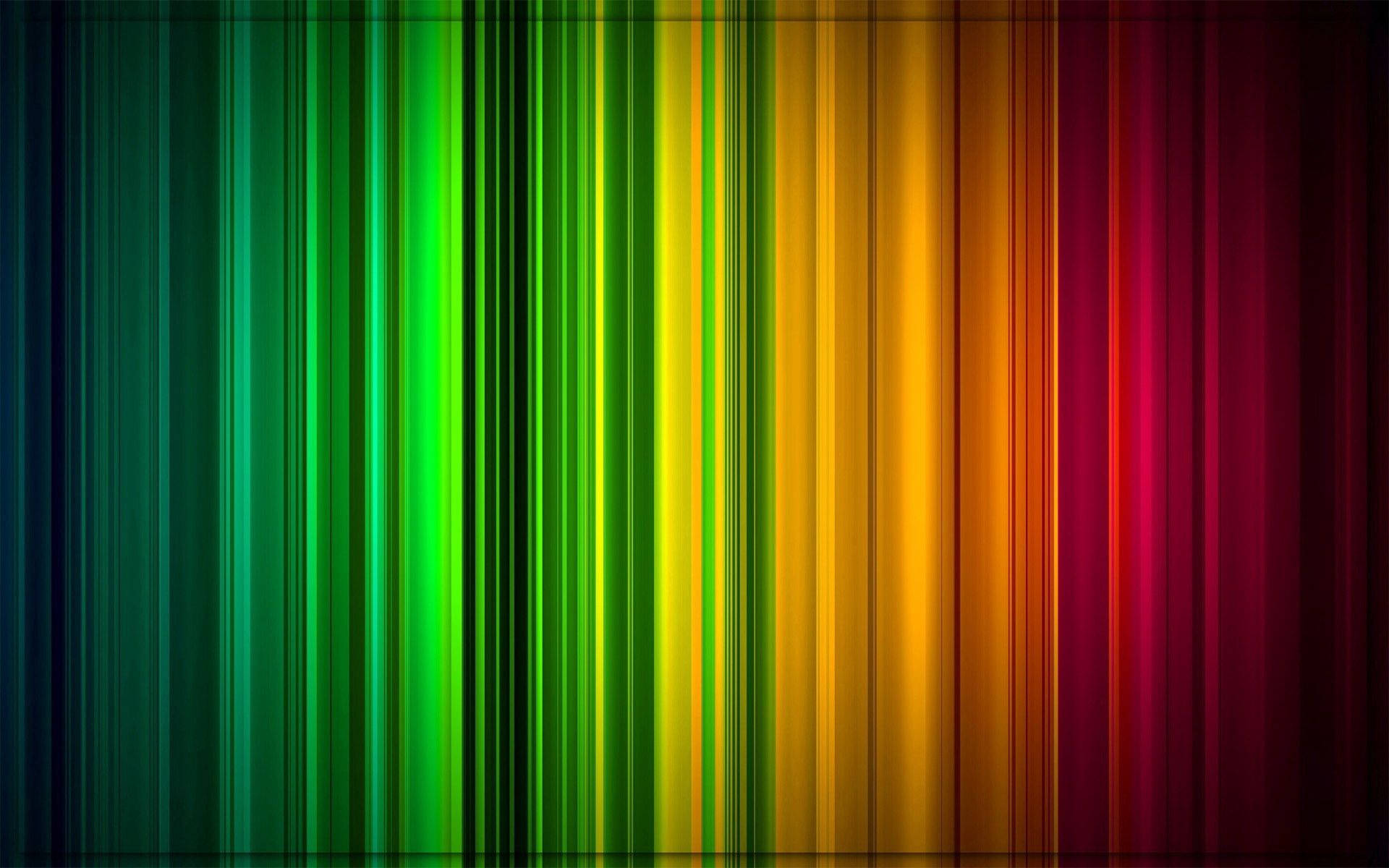 Rainbow Colored Wallpaper with Vertical Lines