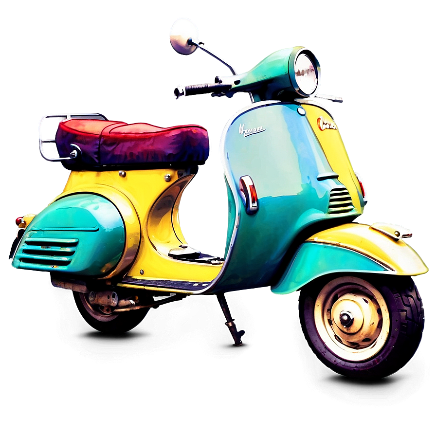 Colorful Vespa Collection Png 06252024 PNG