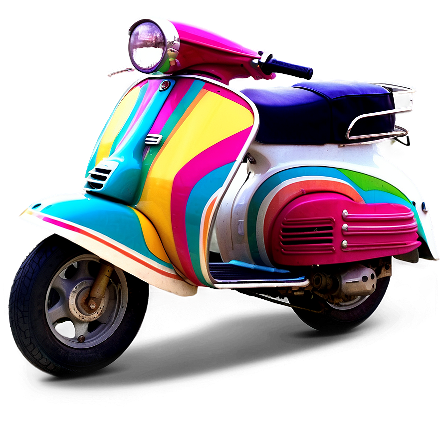 Colorful Vespa Collection Png Byj PNG