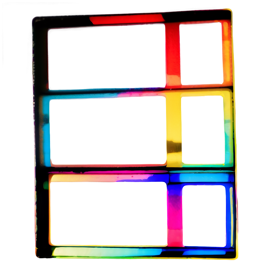 Colorful Video Frame Palette Png 06262024 PNG