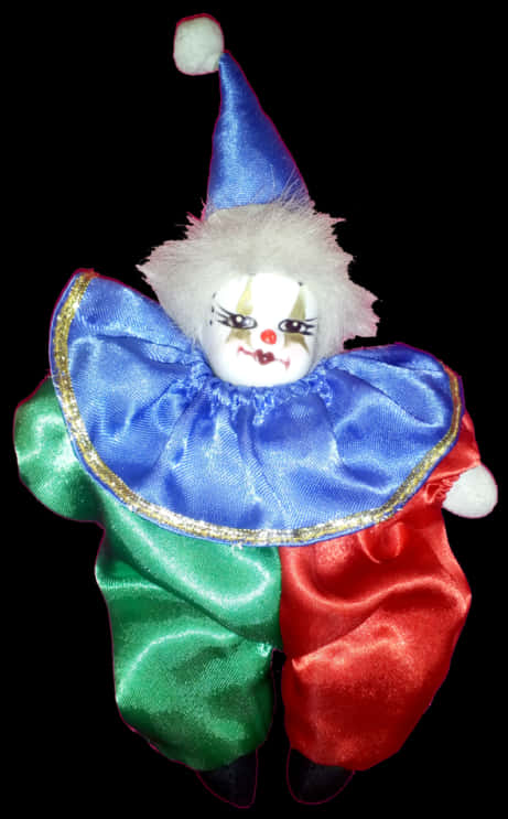 Colorful Vintage Clown Doll PNG