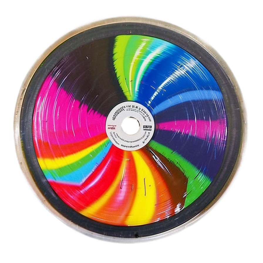 Download Colorful Vinyl Discs Png 05242024 | Wallpapers.com