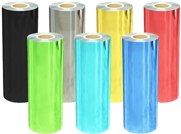 Colorful Vinyl Rolls Collection PNG