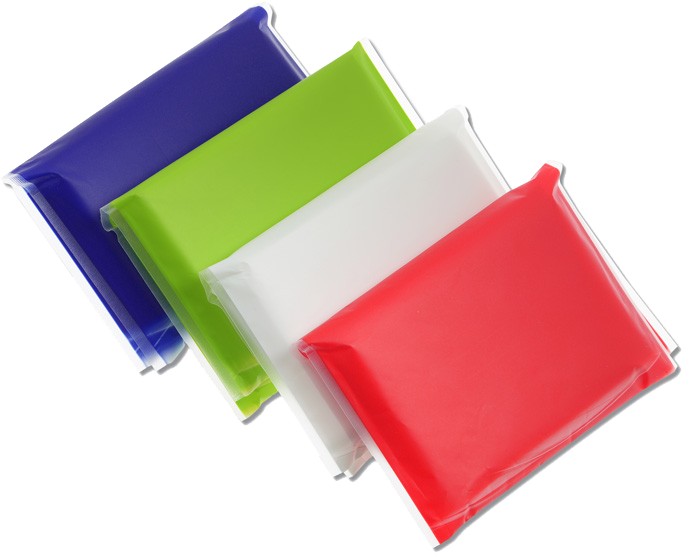 Colorful Vinyl Wallets Stacked PNG