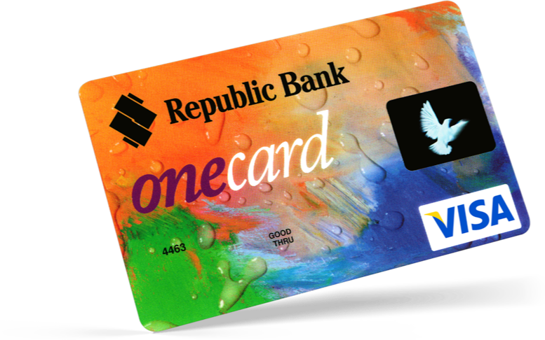 Colorful Visa Debit Card PNG